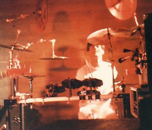 Dave Naves on Electric Drum Kit 1987 image