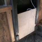 Arduino Chicken Door: installed - sans cover