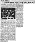 Article on Dave's drums in the Valley Music News